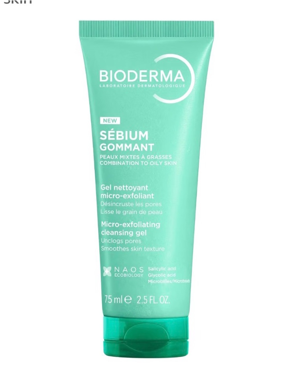 New Bioderma Sébium Gommant Micro-Exfoliating Cleansing Gel